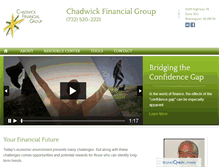 Tablet Screenshot of chadwickfinancialgroup.com